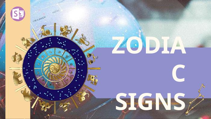 ایران فایلز | قالب پاورپوینت ZODIAC SIGNS با موضوع برجها و ماههای تولد