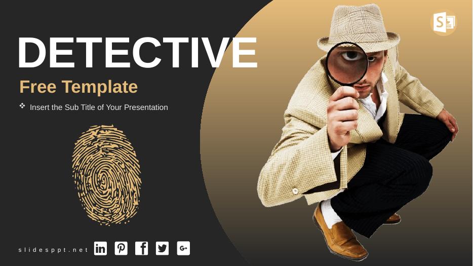 ایران فایلز | قالب پاورپوینت کارآگاهی و بازرسی Detectives